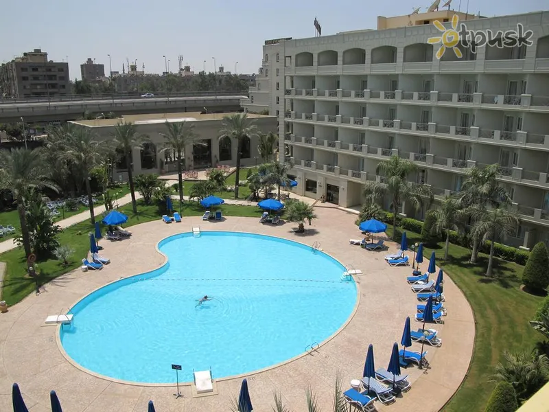 Фото отеля Grand Pyramids Hotel 4* Kairas Egiptas išorė ir baseinai