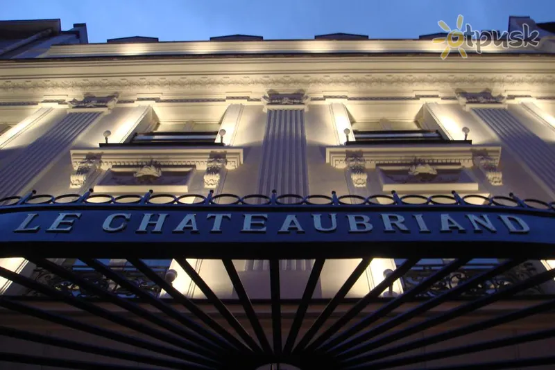 Фото отеля Chateaubriand Hotel 4* Paryžius Prancūzija išorė ir baseinai