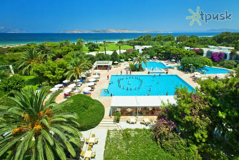 Фото отеля Caravia Beach Hotel 4* Kosas Graikija išorė ir baseinai