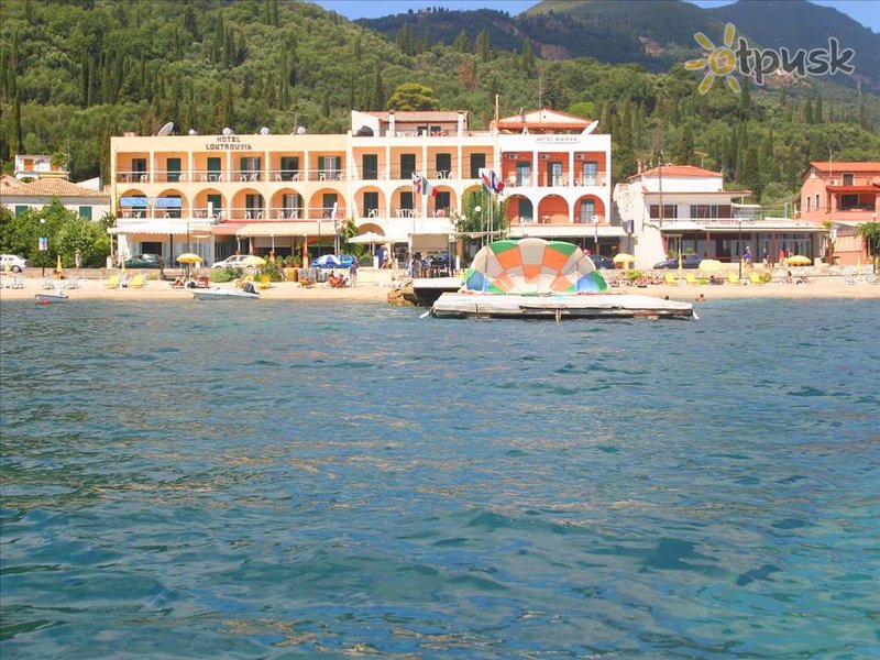 Фото отеля Loutrouvia Hotel 2* о. Корфу Греция пляж