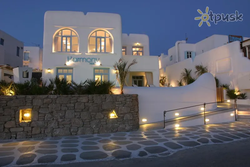 Фото отеля Harmony Boutique Hotel 4* о. Миконос Греция экстерьер и бассейны