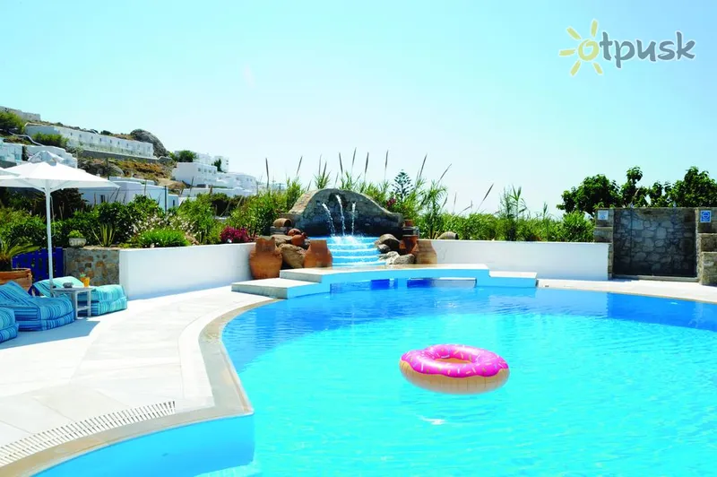 Фото отеля Kamari Hotel 4* Mikėnai Graikija išorė ir baseinai