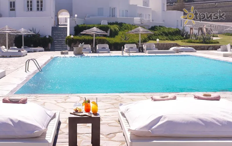 Фото отеля Mykonos Bay Hotel 4* о. Миконос Греция экстерьер и бассейны