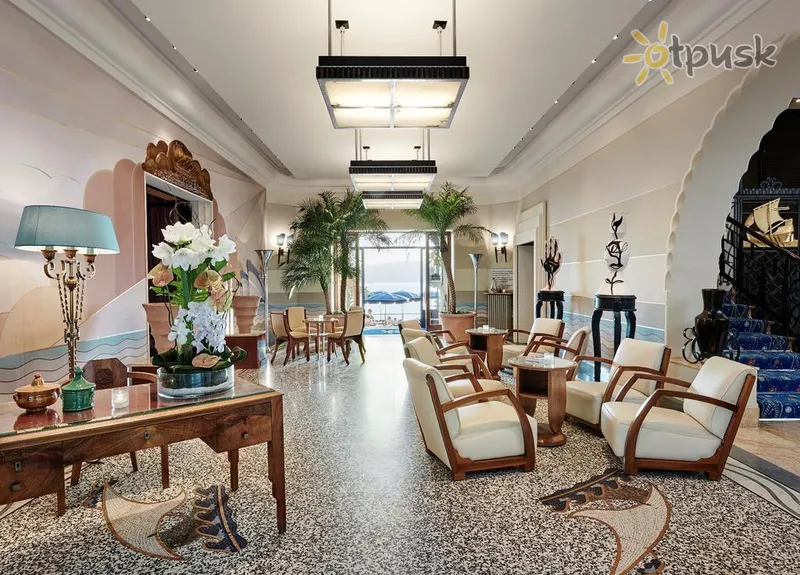 Фото отеля Belles Rives Hotel 5* Juanas le pin Prancūzija fojė ir interjeras
