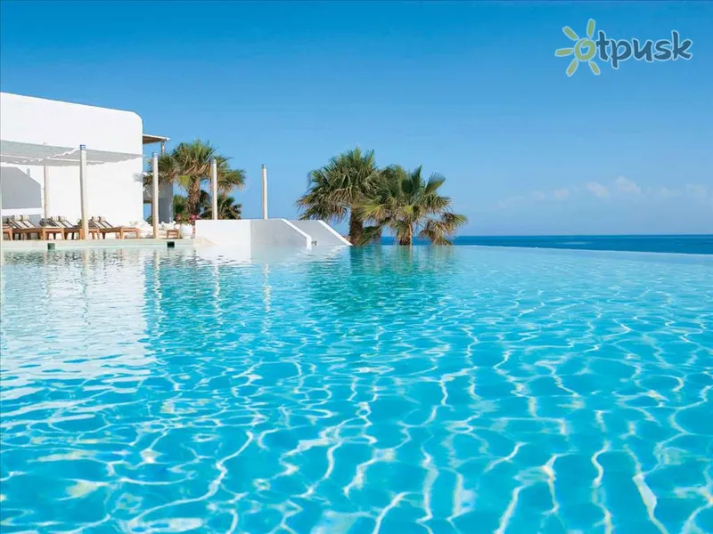 Фото отеля Mykonos Blu Grecotel Exclusive Resort 5* par. Mykonos Grieķija ārpuse un baseini