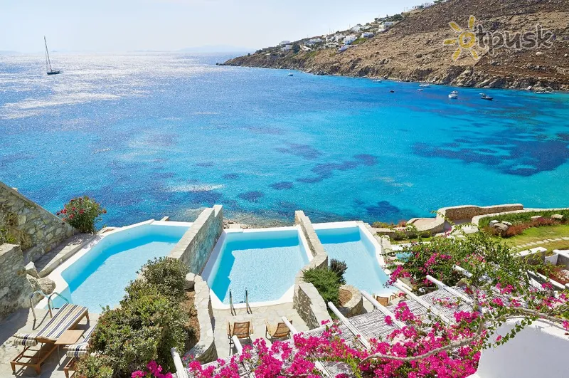 Фото отеля Mykonos Blu Grecotel Exclusive Resort 5* о. Міконос Греція екстер'єр та басейни