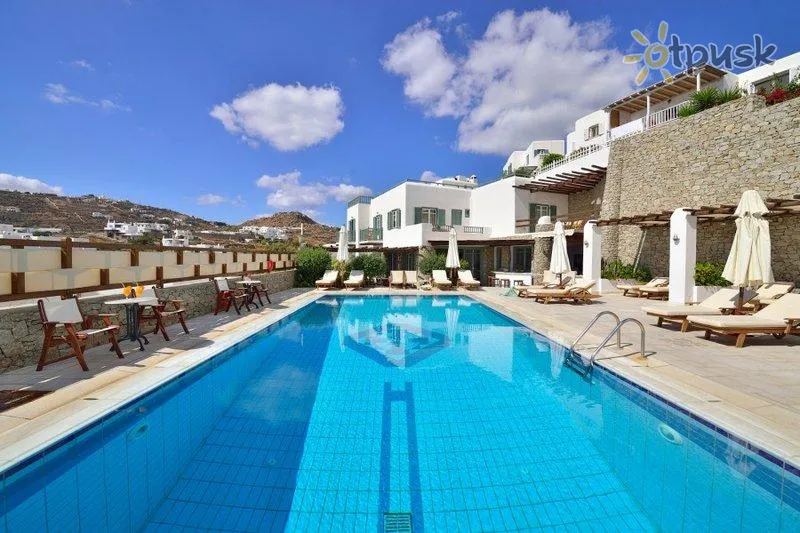Фото отеля Pelican Bay Art Hotel 4* о. Міконос Греція екстер'єр та басейни