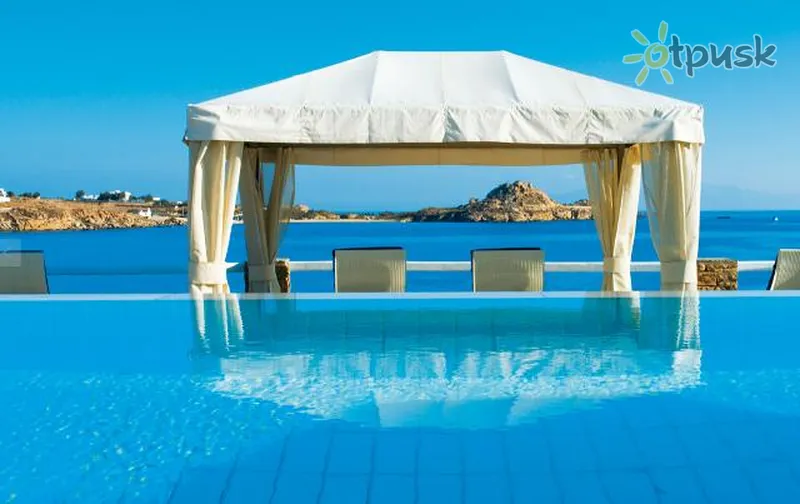 Фото отеля Petasos Beach Resort & Spa 4* par. Mykonos Grieķija ārpuse un baseini
