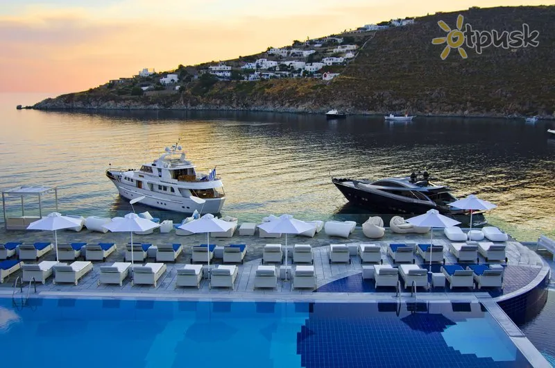 Фото отеля Petasos Beach Resort & Spa 4* о. Миконос Греция экстерьер и бассейны