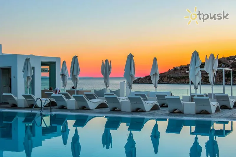 Фото отеля Petasos Beach Resort & Spa 4* Mikėnai Graikija išorė ir baseinai