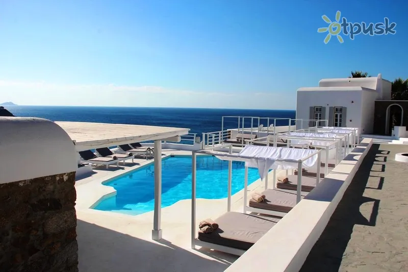 Фото отеля Pietra e Mare Hotel 4* о. Миконос Греция экстерьер и бассейны
