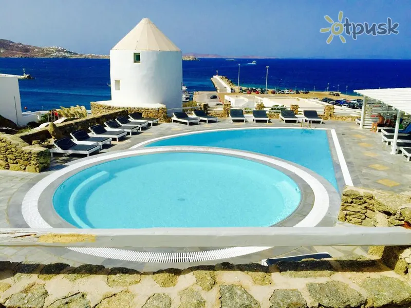 Фото отеля Porto Mykonos Hotel 4* о. Міконос Греція екстер'єр та басейни