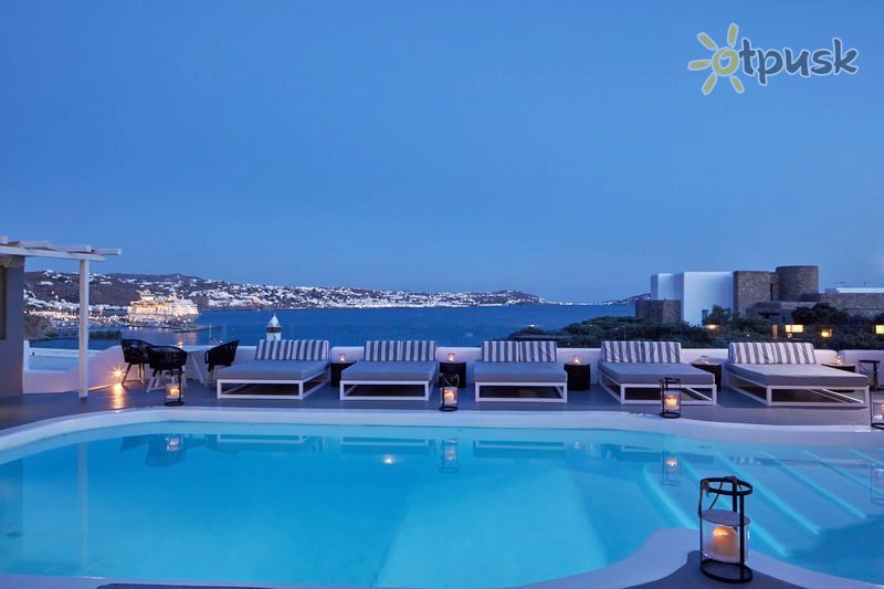 Фото отеля Mykonos Princess Hotel 4* о. Миконос Греция экстерьер и бассейны