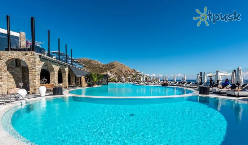 Фото отеля Royal Myconian Hotel & Thalasso Spa 5* Mikėnai Graikija išorė ir baseinai