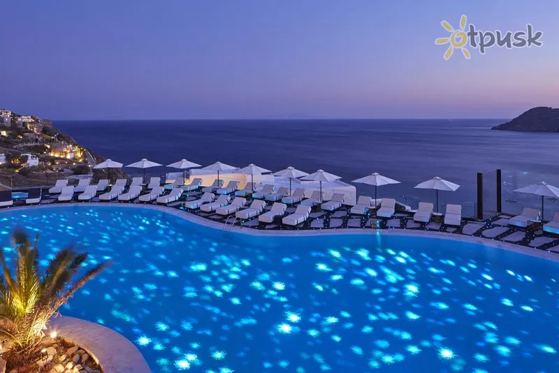 Фото отеля Royal Myconian Hotel & Thalasso Spa 5* о. Миконос Греция экстерьер и бассейны