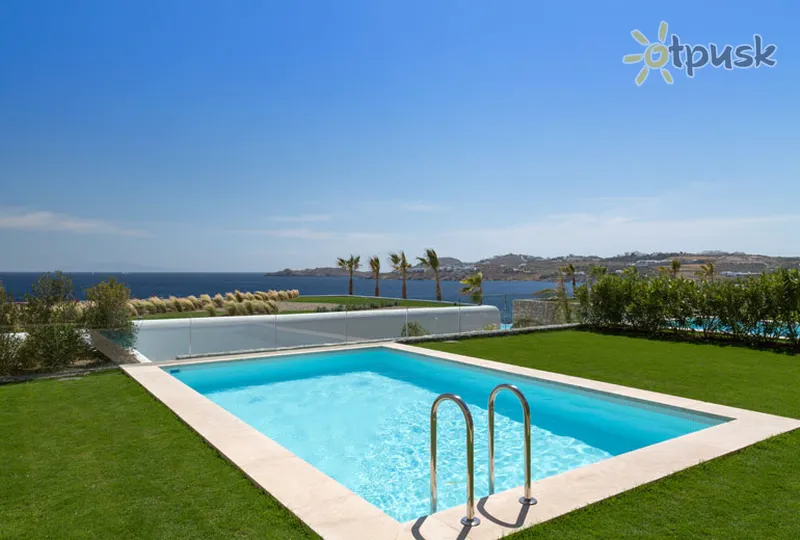 Фото отеля Santa Marina Mykonos Resort & Villas 5* о. Миконос Греция экстерьер и бассейны