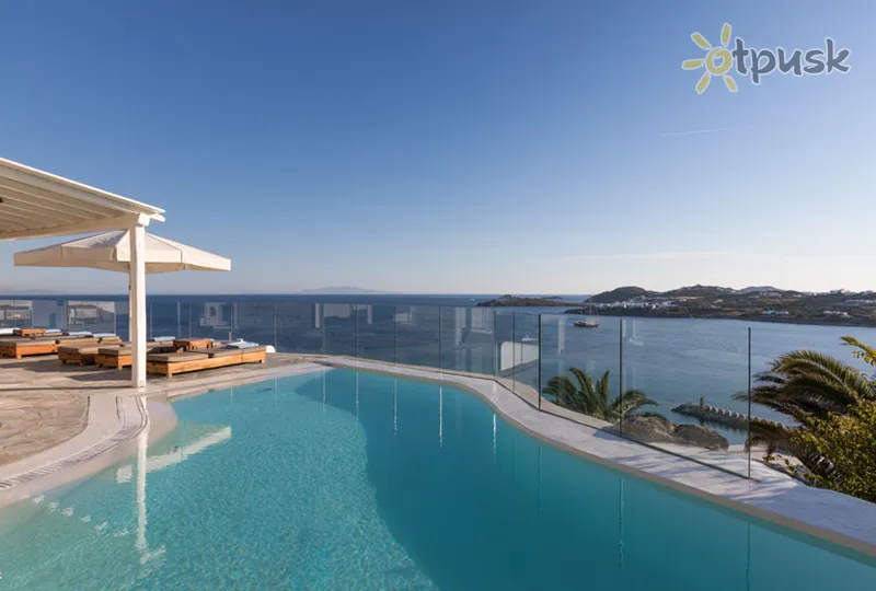 Фото отеля Santa Marina Mykonos Resort & Villas 5* о. Миконос Греция экстерьер и бассейны