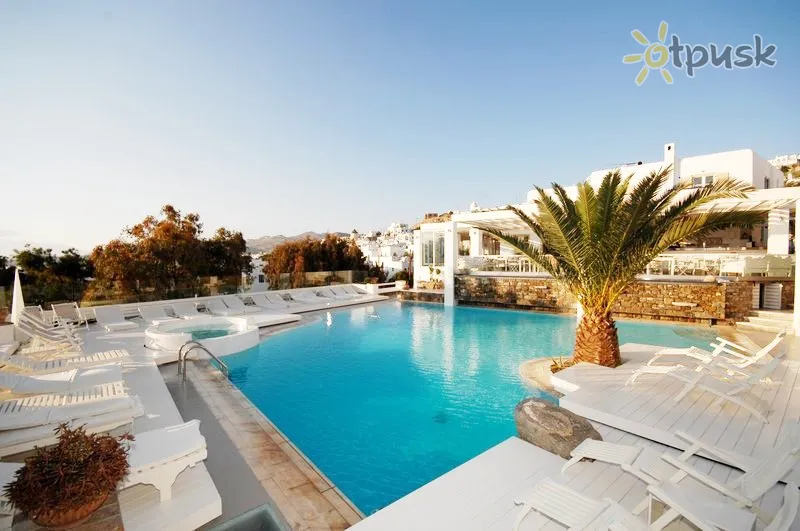Фото отеля Semeli Hotel 5* о. Миконос Греция экстерьер и бассейны