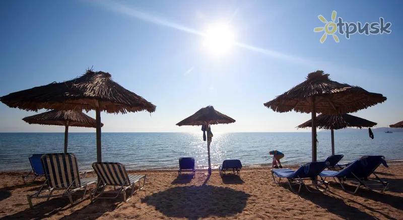 Фото отеля Delfinia Hotel 4* о. Корфу Греція пляж