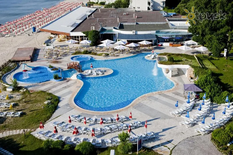 Фото отеля Славуна 3* Albena Bulgarija išorė ir baseinai