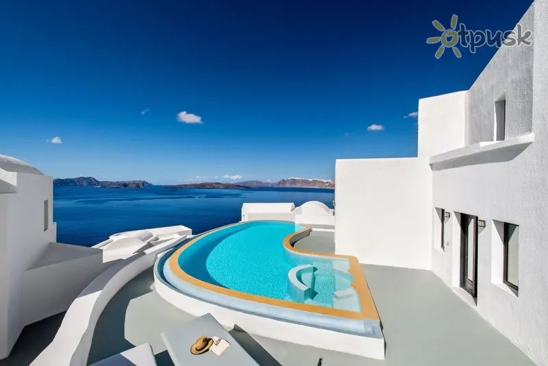 Фото отеля Ambassador Aegean Luxury Hotel & Suites 5* о. Санторини Греция экстерьер и бассейны