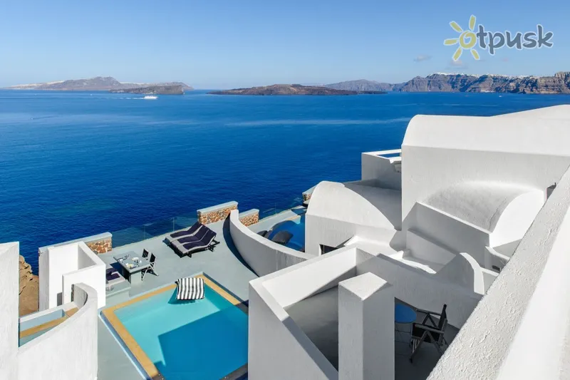 Фото отеля Ambassador Aegean Luxury Hotel & Suites 5* о. Санторини Греция экстерьер и бассейны