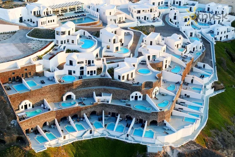 Фото отеля Ambassador Aegean Luxury Hotel & Suites 5* Santorini Graikija išorė ir baseinai