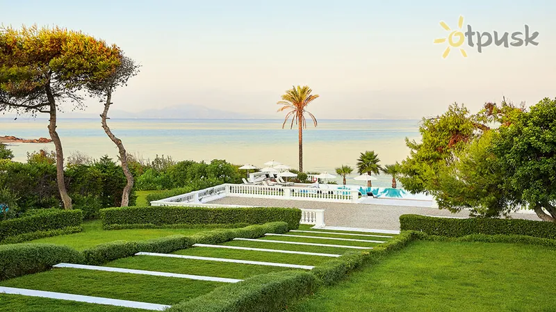 Фото отеля Grecotel Mandola Rosa & Aqua Park​ 5* Peloponesas Graikija išorė ir baseinai