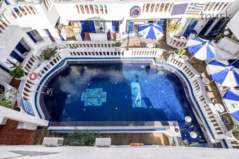 Фото отеля Porto Perissa Hotel 3* о. Санторини Греция экстерьер и бассейны