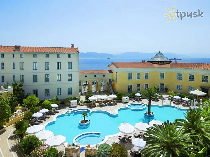 Фото отеля Thermae Sylla Spa & Wellness Hotel 5* о. Эвбея Греция экстерьер и бассейны