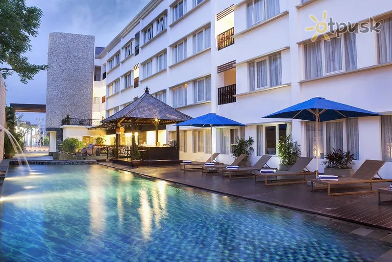 Фото отеля Natya Hotel Kuta 3* Kuta (Balis) Indonezija išorė ir baseinai