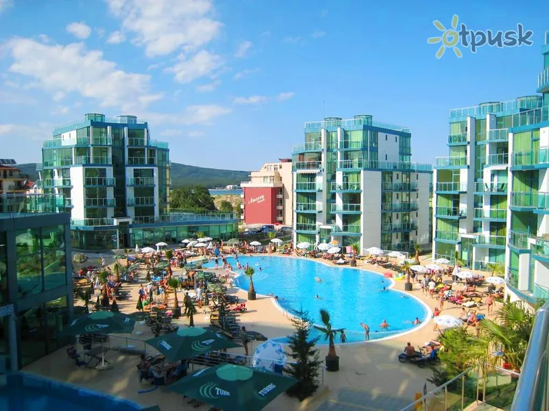 Фото отеля Primorsko Del Sol Hotel 5* Primorsko Bulgārija ārpuse un baseini