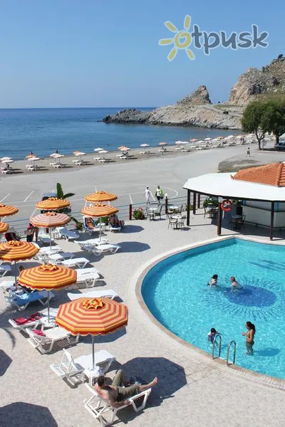 Фото отеля Kamari Beach Hotel 4* Rodas Graikija išorė ir baseinai