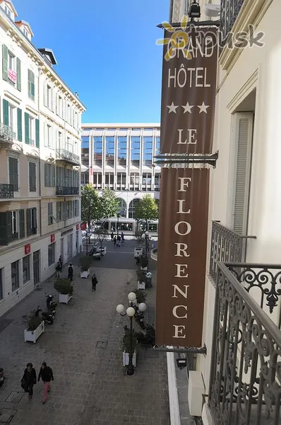Фото отеля Grand Hotel Le Florence Nice 3* Puiku Prancūzija išorė ir baseinai