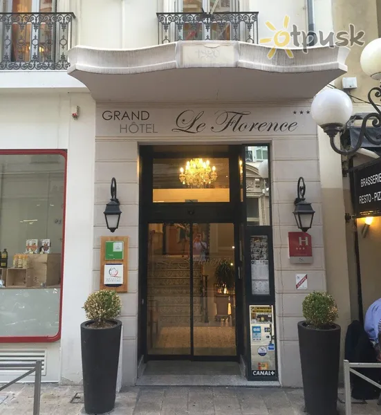 Фото отеля Grand Hotel Le Florence Nice 3* Ницца Франция экстерьер и бассейны