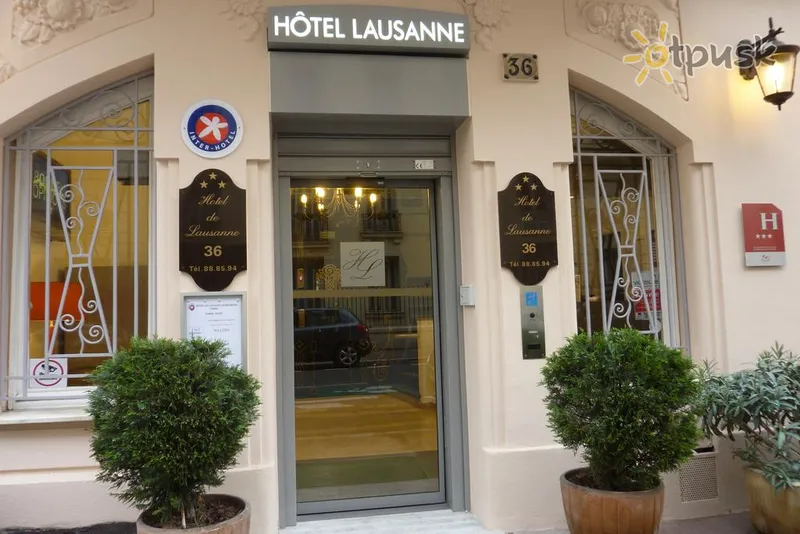 Фото отеля Inter-Hotel Le Lausanne 3* Ницца Франция экстерьер и бассейны