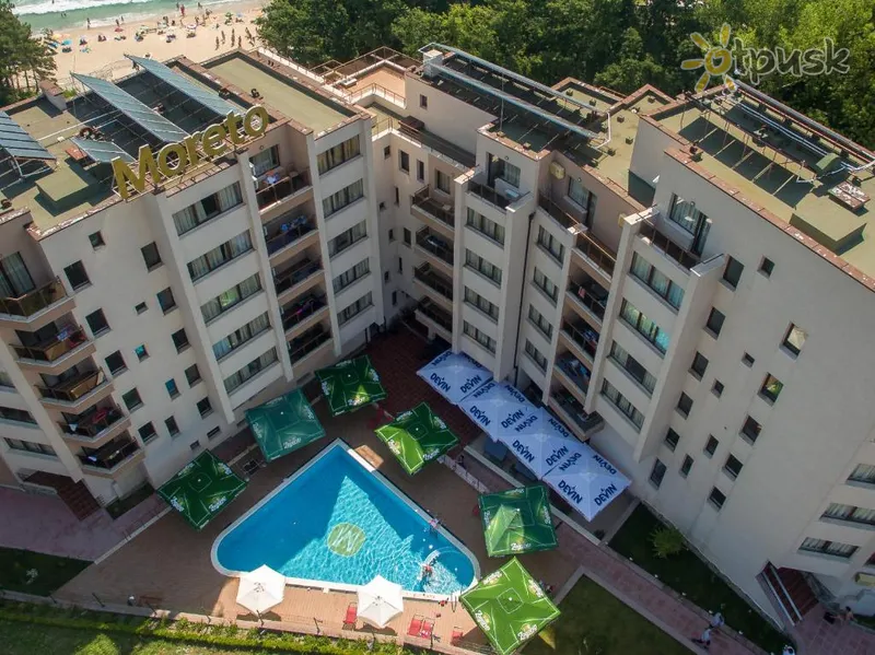 Фото отеля Moreto Aparthotel 3* Pārskats Bulgārija ārpuse un baseini