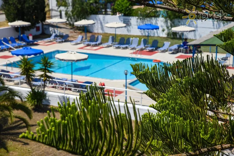 Фото отеля Lagonas Beach Hotel 3* Rodas Graikija išorė ir baseinai