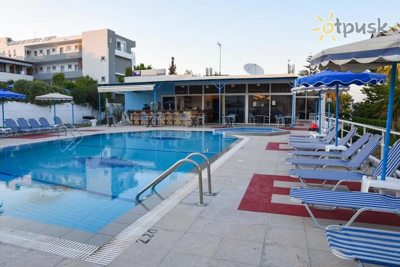 Фото отеля Lagonas Beach Hotel 3* Rodas Graikija išorė ir baseinai