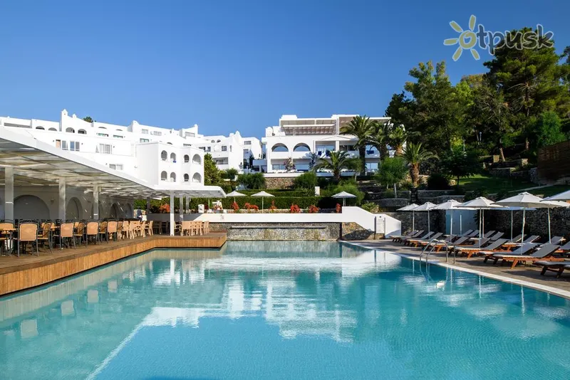 Фото отеля Lindos Village Hotel 5* о. Родос Греция экстерьер и бассейны