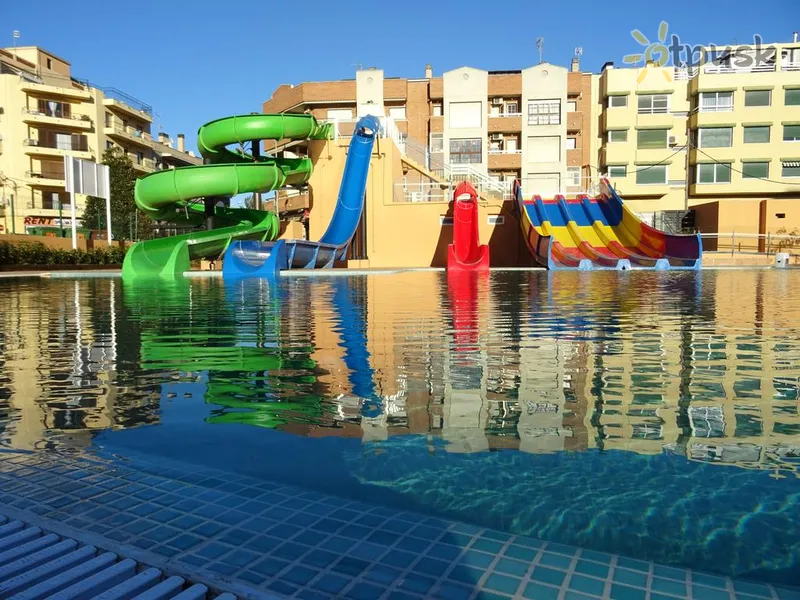 Фото отеля Sorra Daurada Splash Hotel 4* Kosta del Maresmė Ispanija vandens parkas, kalneliai