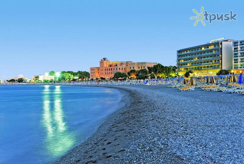 Фото отеля Mediterranean Hotel 4* о. Родос Греция пляж