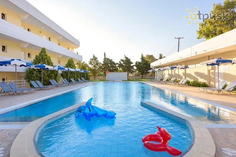 Фото отеля Memphis Beach Hotel 3* Rodas Graikija išorė ir baseinai