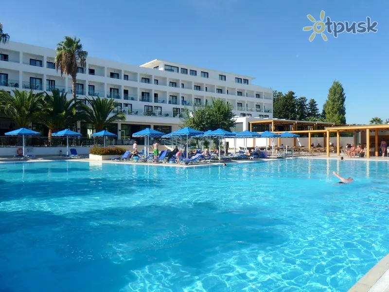 Фото отеля Mitsis Faliraki Beach Hotel & Spa 5* о. Родос Греция экстерьер и бассейны