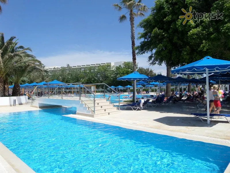 Фото отеля Mitsis Faliraki Beach Hotel & Spa 5* о. Родос Греция экстерьер и бассейны