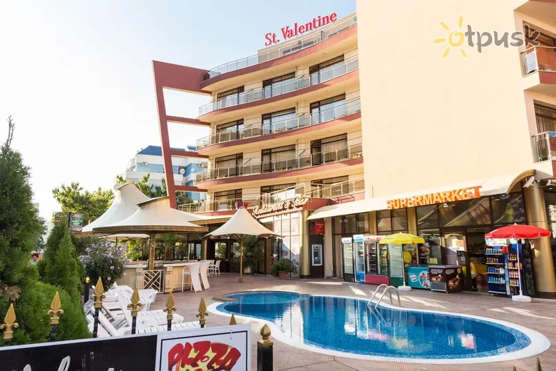 Фото отеля St. Valentine Hotel 3* Сонячний берег Болгарія екстер'єр та басейни