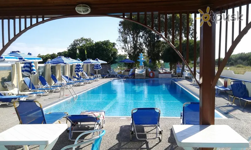 Фото отеля Nirvana Beach Hotel 3* Rodas Graikija išorė ir baseinai