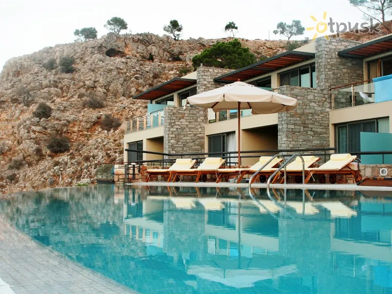 Фото отеля Lindos Blu Luxury Hotel & Suites 5* Rodas Graikija išorė ir baseinai