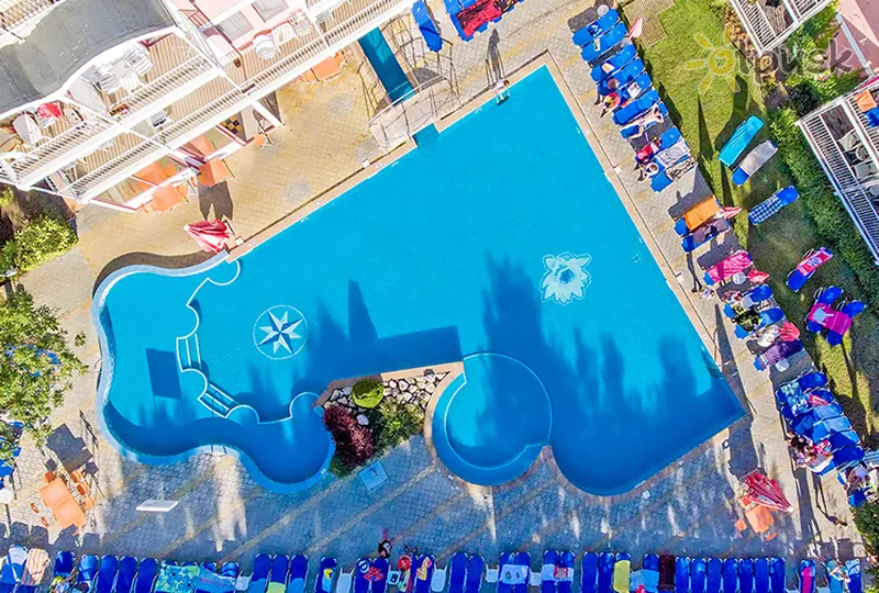 Фото отеля Longosa Hotel 4* Saulėtas paplūdimys Bulgarija išorė ir baseinai