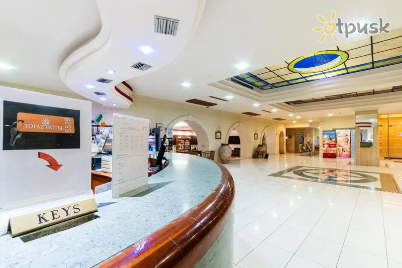 Фото отеля Topaz Hotel 3* Буджибба Мальта лобби и интерьер